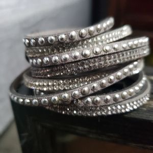 Grey Wrap bracelet